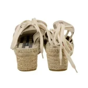 BURBERRYCanvas Plaid Print Espadrilles
