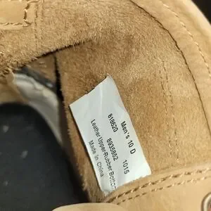 Cabela's Men's "Steel Shank" Leather Upper Duck Work Boots Men's Size 10
