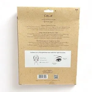 CALA Dark Bamboo Deluxe Face & Eye Set (6 PCS.)