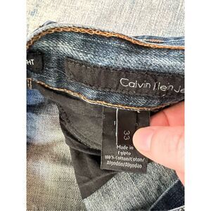 Calvin Klein Jeans Distressed Faded Straight Leg Men's 33 X 30