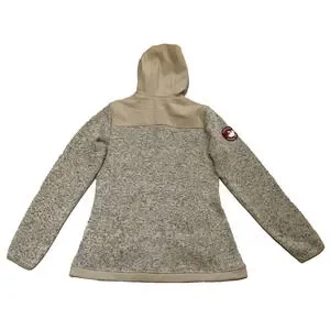 Canada Weatherguard Athletic Jacket Womens Size S/P Beige / Grey Fleece Coat