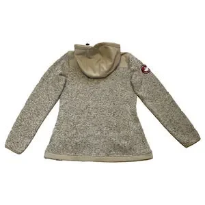 Canada Weatherguard Athletic Jacket Womens Size S/P Beige / Grey Fleece Coat