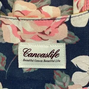 CANVASLIFE Laptop Bag Women's Blue Pink White Rose Floral Padded Sleeve Case