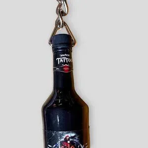 Captain Morgan’s Rum Tattoo Bottle Keychain One Of A Kind Rare Excellent Condi
