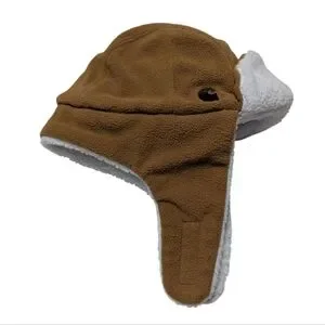 Carhartt Infant/Toddler Brown Fleece Trapper Hat
