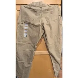 Carhartt Men's Canvas Work Dungaree 36X32 Loose Original Fit B151 DKH Brown NWT‎