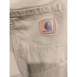 Carhartt Men's Canvas Work Dungaree 36X32 Loose Original Fit B151 DKH Brown NWT‎