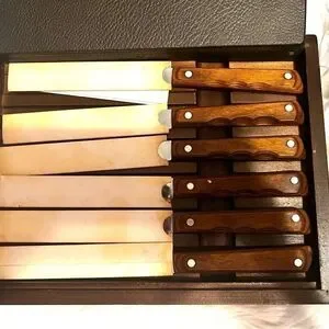 Carriage House Knives Set In Case Stainless Steel