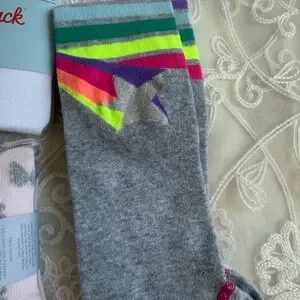 Carter's Cat& Jack And Marshall’s Gray And White Socks & Tights Set