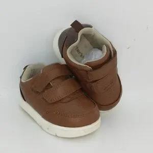 Carter's Every Step Baby Boys Pre-owned Brown Sneakers - sz. 4 months