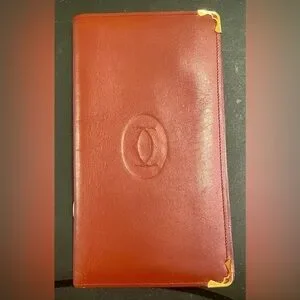 Cartier Long Bi Fold Wallet Checkbook​