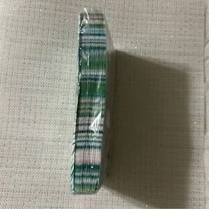 Casey Krimmel 32 Paper Guest Size White Blue Green Tropical Leaves 3-ply Towels