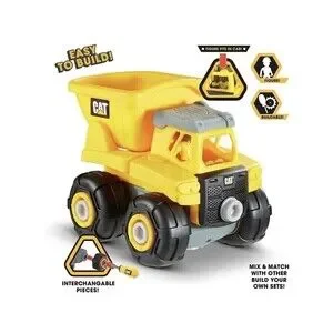 CAT Build Your Own Vehicle Junior Crew Dump Truck 80901 Toys Kids Gift Holiday