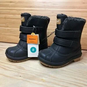 Cat & Jack Kids Winter Boots – Faux Fur Lined New Size 8