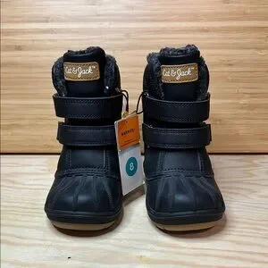 Cat & Jack Kids Winter Boots – Faux Fur Lined New size 8