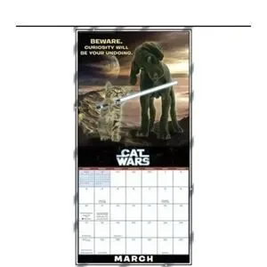 Cat Wars In A Galaxy Not Far Away Cats Rule 2024 Calendar 16 Month