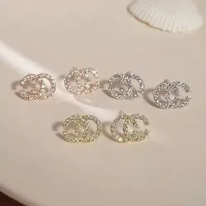 Cc Zircon Crystal Earrings