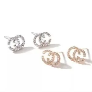 Cc zircon crystal earrings