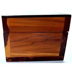 Cedar Lined Decorative Box 9.5"x4"x3" Horses Scenic