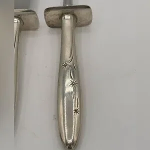 Celeste By Gorham Sterling Silver Steak Carving Set 2pc HH WS Vintage Heirlom