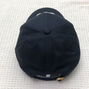 Celine Black Hat With White Emblem