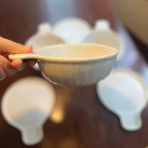 Ceramic Grab-it Bowls With Lids- Set Of 3