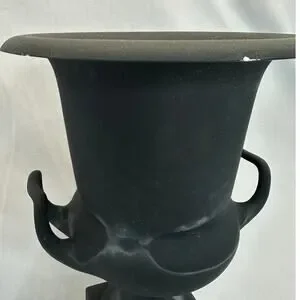 Ceramiche Dal Prà “The Mediceo” Matte Black Vase – Made In Italy