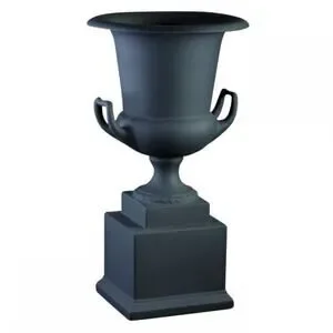 Ceramiche dal Prà “The Mediceo” Matte Black Vase – Made in Italy