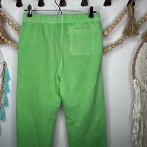 Champion Reverse Weave Lime Green Sweatpants