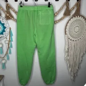 Champion Reverse Weave Lime Green Sweatpants