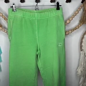 Champion Reverse Weave Lime Green Sweatpants