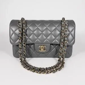 Chanel Quilted Lambskin Medium Double Flap Bag