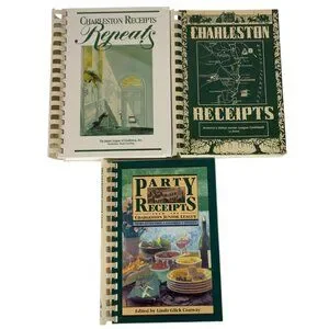 Charleston SC Cookbook Lot Of 3: Charleston Receipts Repeats & Party Receipts