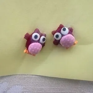 Charming Owl Stud Earrings For Kids
