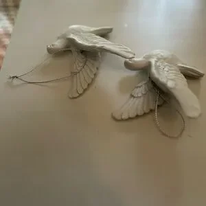Charming White Turtle Doves