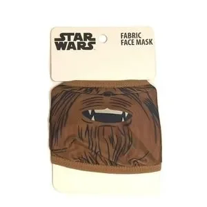Chewbacca Kids Face Mask - Star Wars Brown Ages 4+