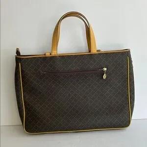 Chic Brown And Tan Women's Laptop Bag