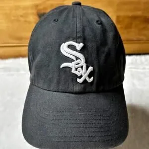 Chicago White Sox '47 Fitted Hat Black Men’s L Baseball Cap