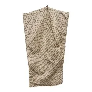 CHRISTIAN DIOR 80s Beige Bag Honeycomb Sacs De Beaute Cosmetic Bag Unisex NEW