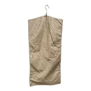 CHRISTIAN DIOR 80s Beige Bag Honeycomb Sacs De Beaute Cosmetic Bag Unisex NEW