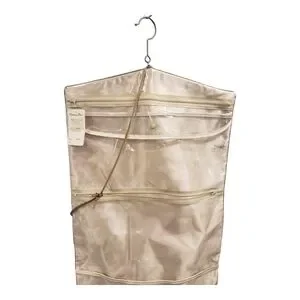 CHRISTIAN DIOR 80s Beige Bag Honeycomb Sacs De Beaute Cosmetic Bag Unisex NEW