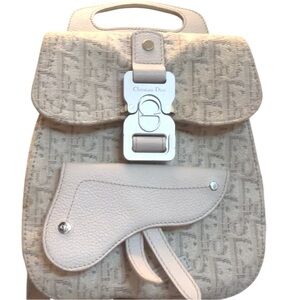 Christian Dior Trotter Canvas Backpack