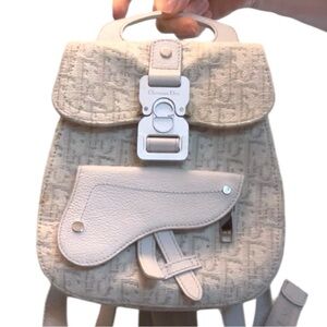 Christian Dior Trotter Canvas Backpack