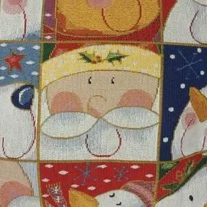 Christmas Brocade Tapestry Pillow