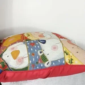 Christmas Brocade Tapestry Pillow