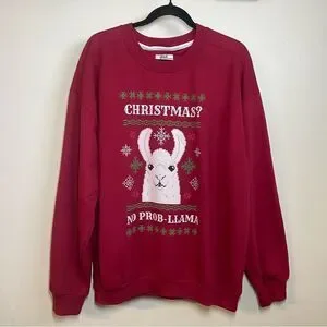 Christmas No Prob Llama Holiday Sweater Size Extra Large