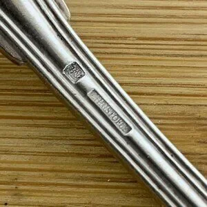 Christofle France Chinon Youth Child Fork 5.75 In Silverplate Antique 1862