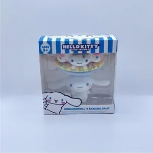 Cinnamoroll And Friends 2 Pack Figure Cinnamoroll And Banana Split Set Sanrio