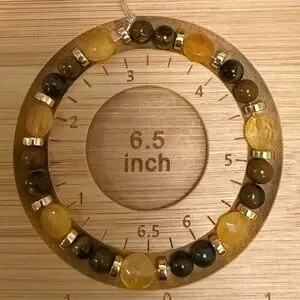 Citrine And Tiger’s Eye Bracelet