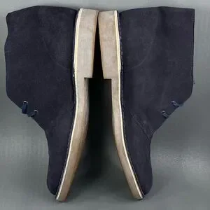 Clark’s Originals Desert Chukka Boots Daim Blue Suede Lace Up boots Mens Size 13